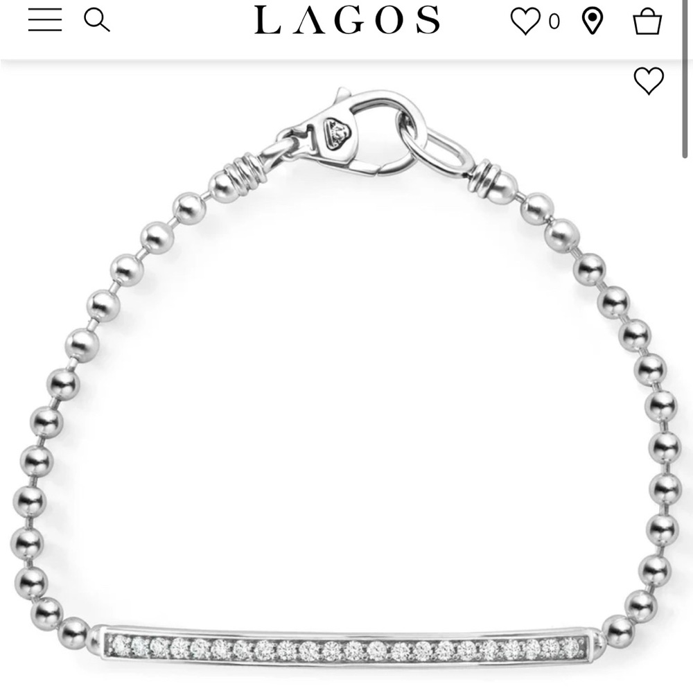 LAGOS Beaded Diamond Bracelet